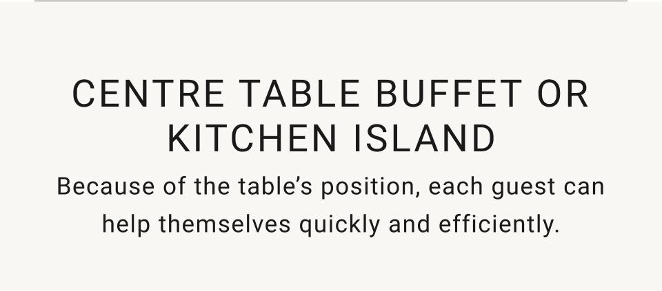 Centre Table Buffet or Kitchen Island